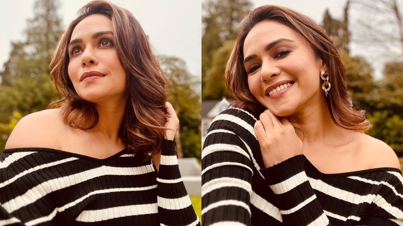 London Dairies: Amruta Khanvilkar Blushes In Black And White, See Pics 805516