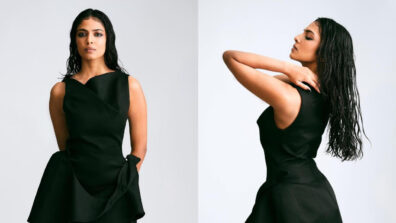 Malavika Mohanan burns internet in black dress and dark kohl style, Ayushmann Khurrana, Ananya Panday and Arjun Kapoor love it