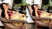 Malavika Mohanan is the dreamy damsel in gold saree, see pic