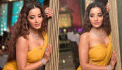Monalisa Looks Fiery In Yellow Drape; Fans Go Gaga