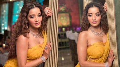 Monalisa Looks Fiery In Yellow Drape; Fans Go Gaga