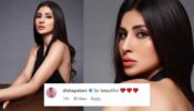 Mouni Roy looks gorgeous in black halter neck backless outfit, Disha Patani reacts