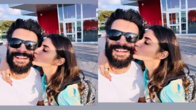 Mouni Roy’s romantic kissing moment with husband Suraj Nambiar goes viral