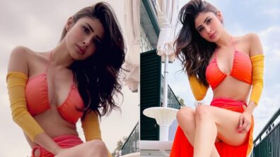 Mouni Roy’s sunset hue beach wear is best for your summer escapes