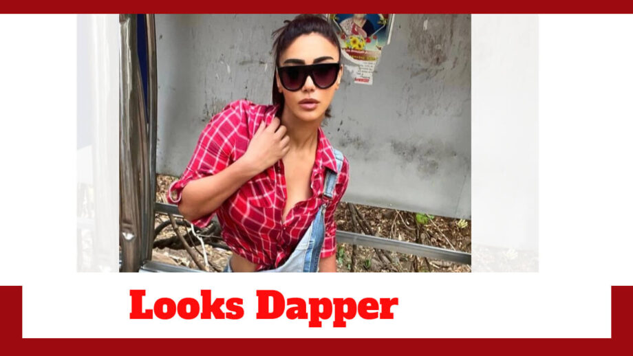 Naagin Fame Mahekk Chahal Looks Dapper In Checkered Shirt And Ripped Denim Dangris 804037