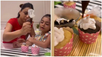 Nia Sharma Teaches To Make Mouth Watering Cup Cakes, Watch