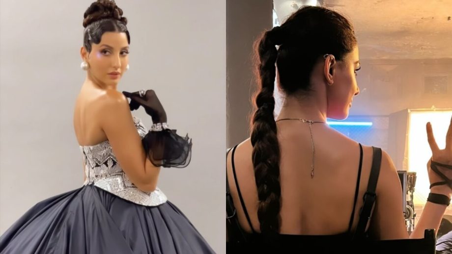 Nora Fatehi and Disha Patani's sensuality game backless outfits (pics and footage inside) 811777