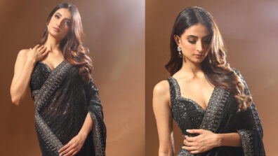 Palak Tiwari Is A Spectacular Vision In Black Saree, Must See