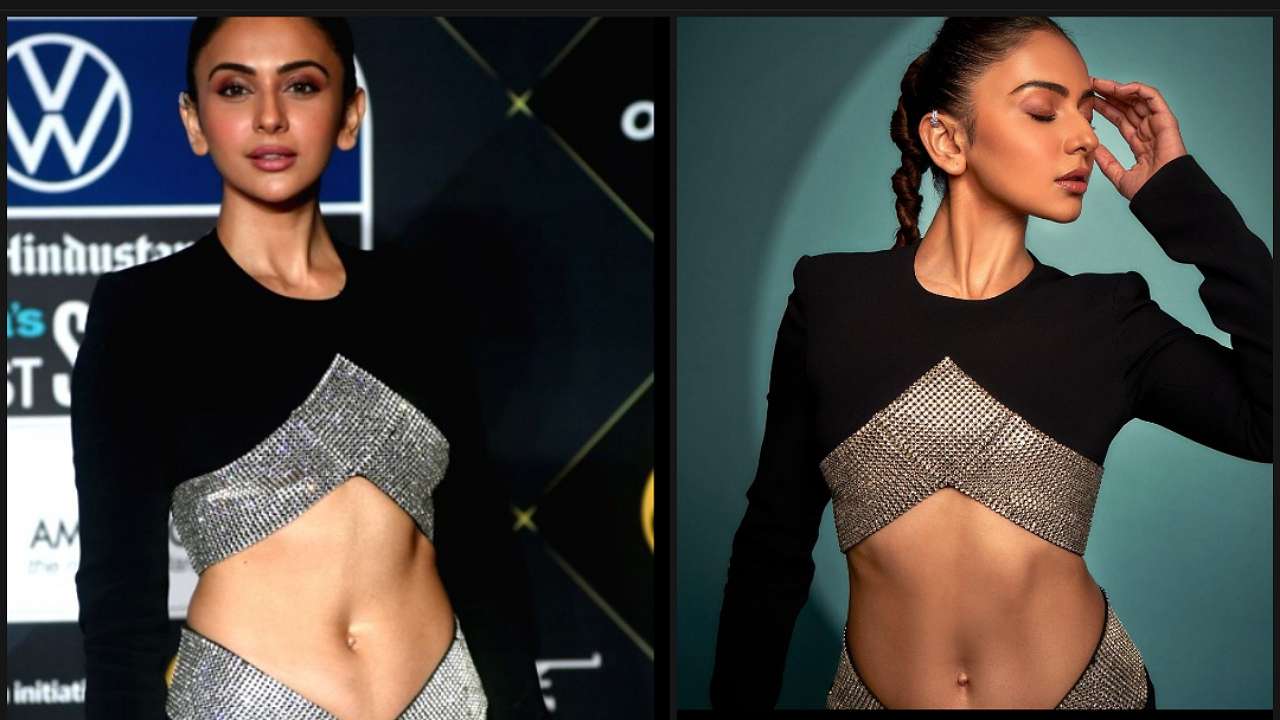 Rakul Preet Singh takes over internet by storm in black ripped cutout dress,  (watch video) 805002