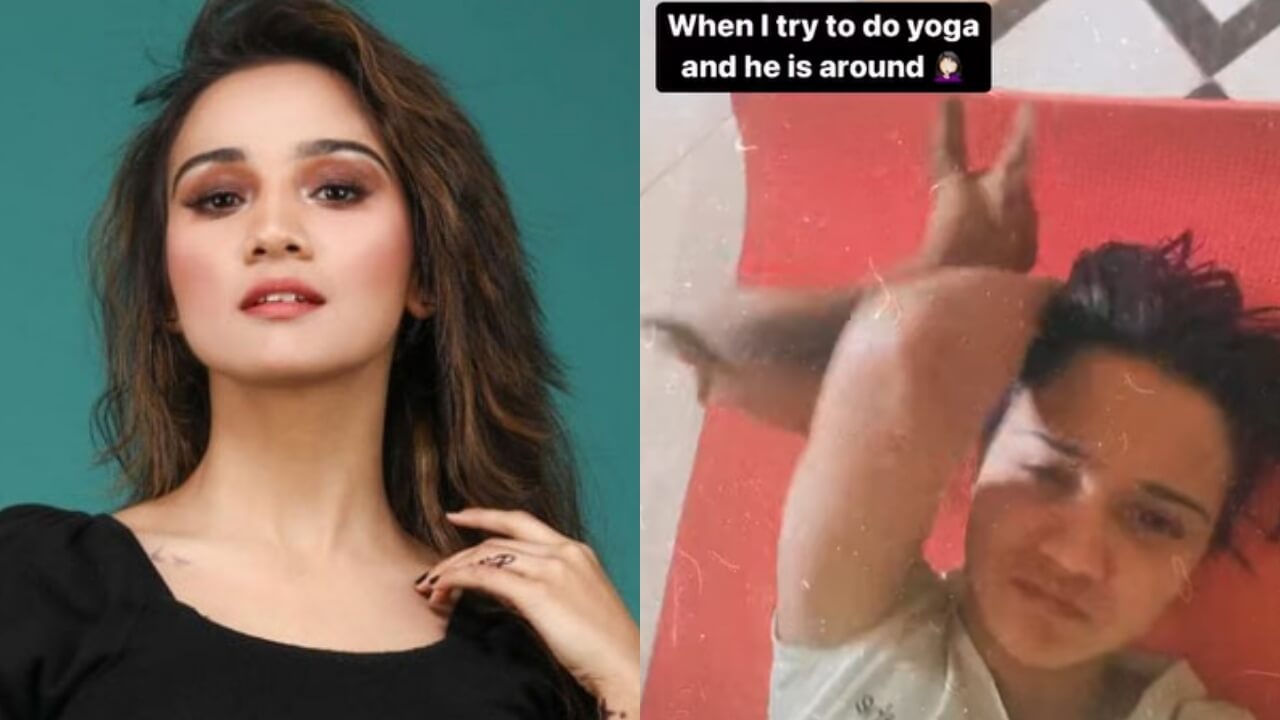 ROFL: When Ashi Singh's pet dog played spoilsport during her workout 808513
