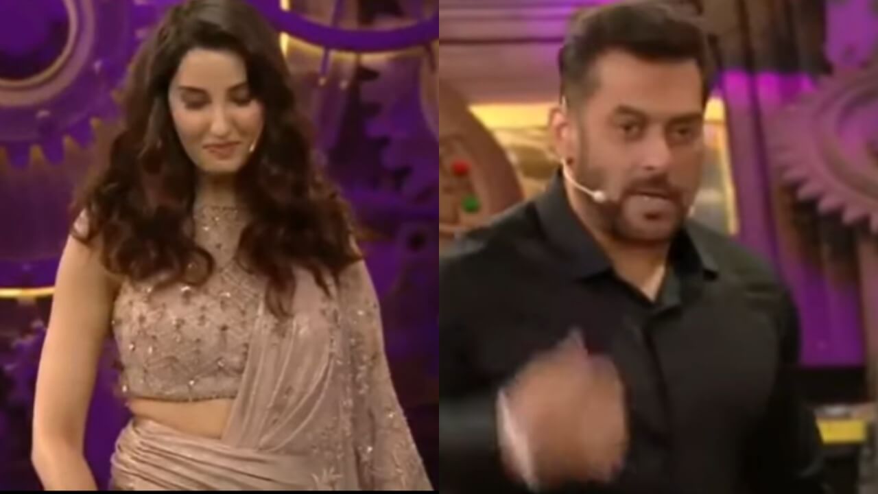 ROFL: When Nora Fatehi made Salman Khan do 'Haye Garmi' step in public 803737