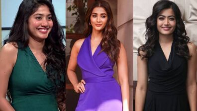 Sai Pallavi, Pooja Hegde and Rashmika Mandanna style up in V-neck outfits, see pics