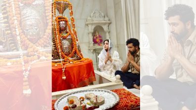 Sara Ali Khan and Vicky Kaushal pray in Lord Shiva temple in Lucknow, pic goes viral