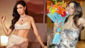Shweta Tiwari Looks Super Hot In Beige Couture; Palak Tiwari In Love With Flowers