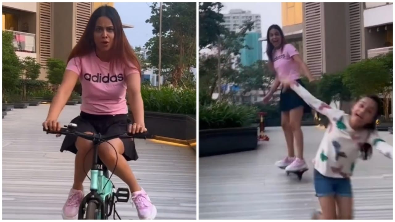 Skating To Cycling: Nia Sharma's Quirky Sides 804977