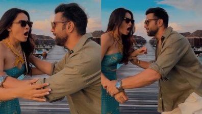 Surbhi Jyoti and Rithvik Dhanjani’s mad, fun moment in Maldives