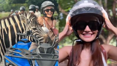 Surbhi Jyoti is busy enjoying fun rides in Mauritius, check out