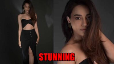 Surbhi Jyoti Shares Jaw-Dropping Looks In Black Bikini Top And Slit Skirt, Check Video