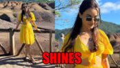 Surbhi Jyoti shines bright like a sunflower in yellow skirt and top set, fans go bananas