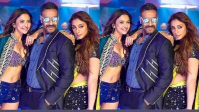 Tabu, Ajay Devgn and Rakul Preet Singh celebrate 4 years of De De Pyaar De