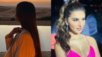 Tara Sutaria can’t get enough of the surreal sunset, see pics