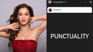 TMKOC actor Sunayana Fozdar reacts to Karan Johar’s cryptic post on punctuality