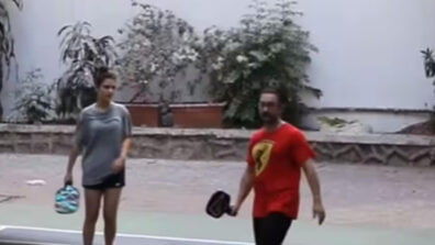 Viral Video: Aamir Khan and Fatima Sana Sheikh caught playing pickleball, watch