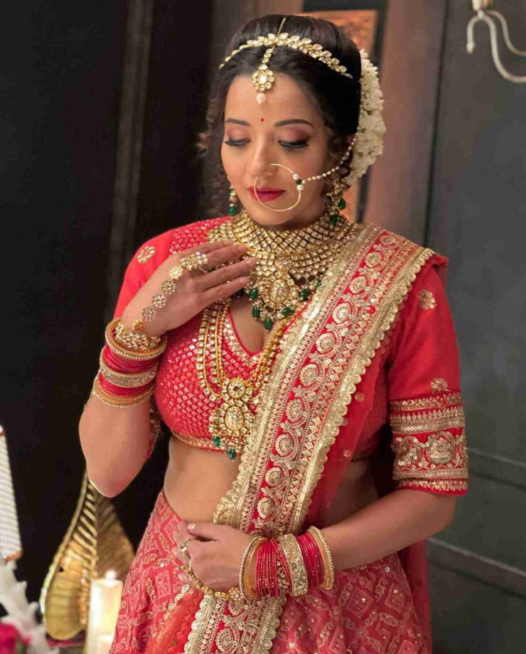 Watch: Monalisa's Laal Ishq In Lehenga 805840