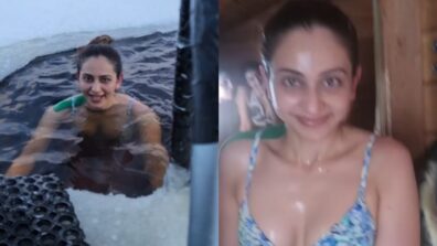 Watch: Rakul Preet Singh takes ice bath at -15 degrees