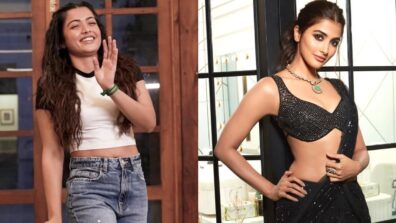 Watch: Rashmika Mandanna melts internet with adorable dance moves, Pooja Hegde sizzles in black shimmery saree