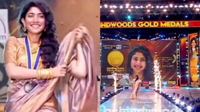 Watch: Sai Pallavi goes bold in saree, impromptu dance video from stage goes viral