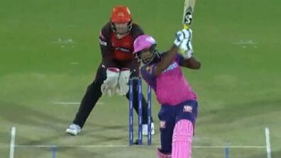Watch: Sanju Samson and Joss Buttler smoke sixes at will against Sunrisers Hyderabad, check out
