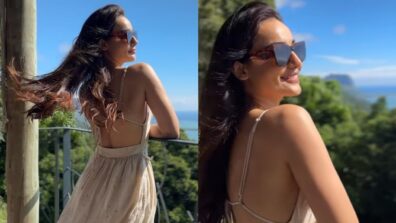 Watch: Surbhi Jyoti glams up in backless midi dress