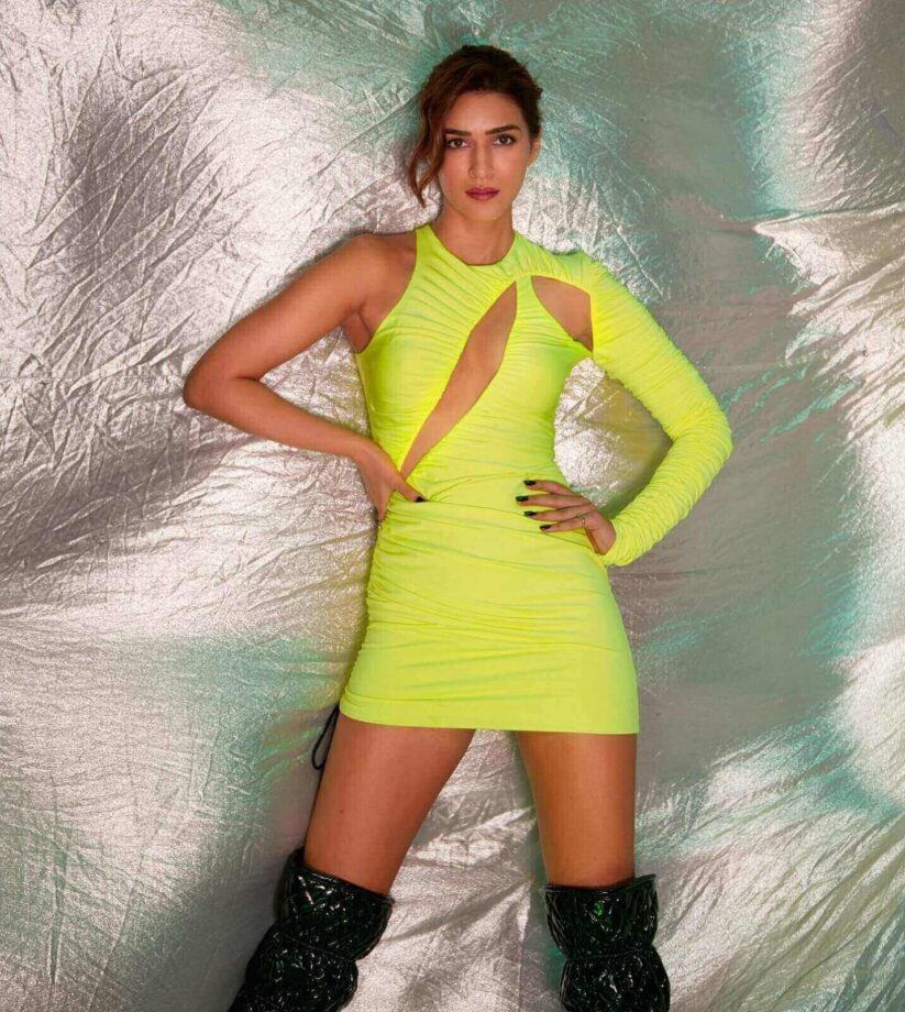 When Kriti Sanon penned drama in David Koma’s neon cutout dress 806984