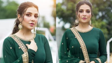 Wow: Subhashree Ganguly Turns Muse In Green Anarkali