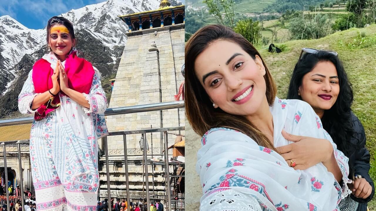 A sneak peek into Akshara Singh's religious vacation in Kedarnath; See pics 814013