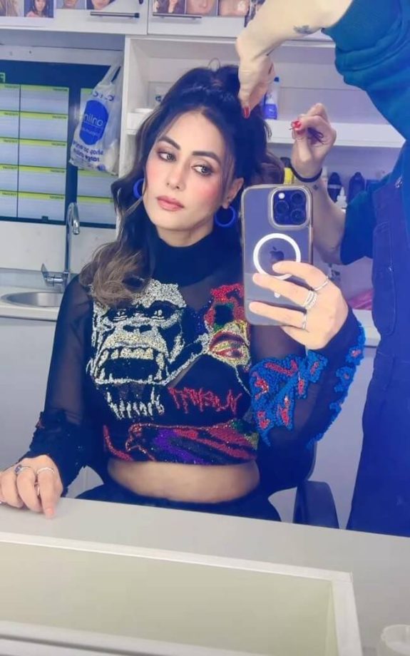 A sneak-peek into Hina Khan's special routine 820358