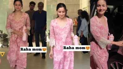 Alia Bhatt in pink floral suit and no-makeup is delight to witness