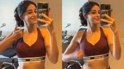 Ananya Panday Flaunts Midriff In Mirror Selfie, See Pics