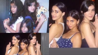 Ananya Panday, Suhana Khan, And Shanaya Kapoor Look Adorable Recreating Childhood Memories