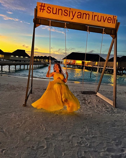 Ashnoor Kaur is a princess from heaven in latest snaps from Sun Siyam Iru Veli, see pics 815079