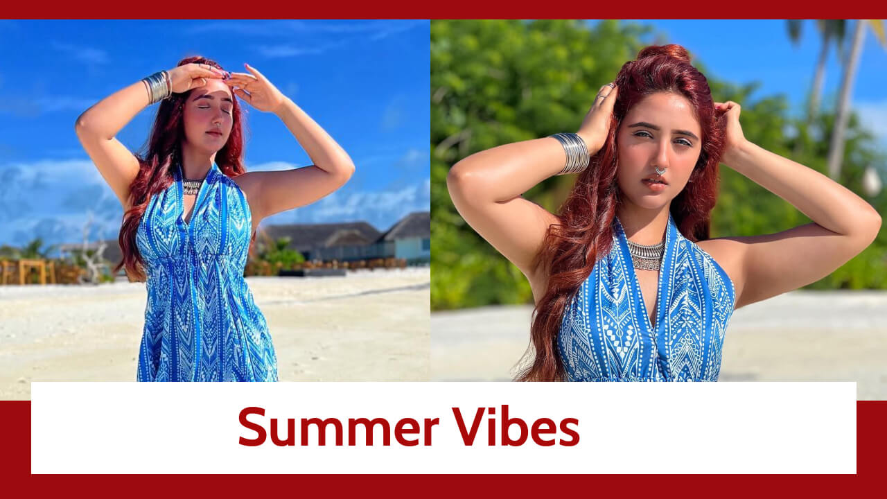 Ashnoor Kaur Vibes In Boho Dress; Enjoys Summer Season By The Beach 820650