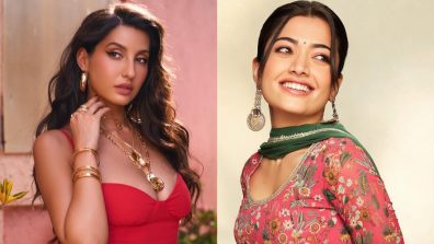 Desi Vs Videsi: Rashmika Mandanna in printed salwar Vs Nora Fatehi in spicy red midi dress, who’s your queen of hearts? (Vote Now)