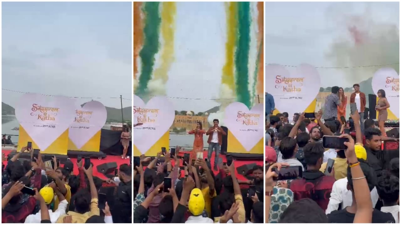 Here's how the promotional spree of Kartik Aaryan and Kiara Advani starrer ‘Satyaprem Ki Katha’ Kickstarted from Jaipur! Picture surface! 819598