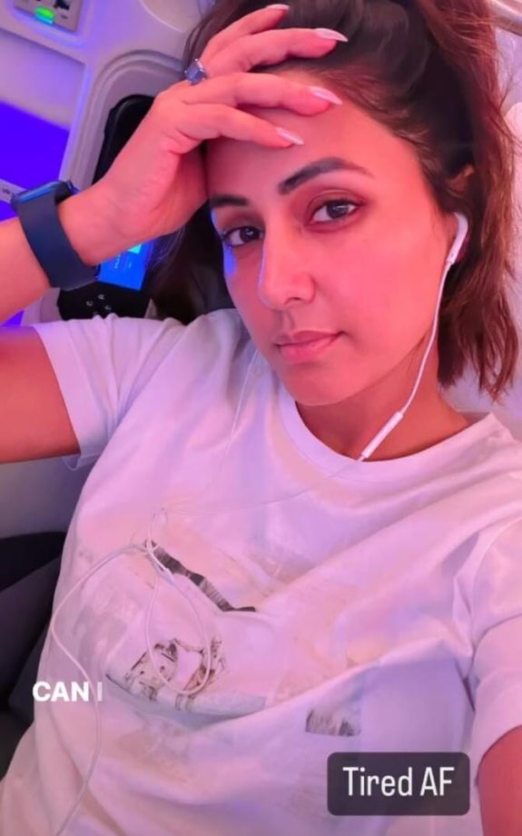 Hina Khan Feels Worn Out; Know Why? 816084