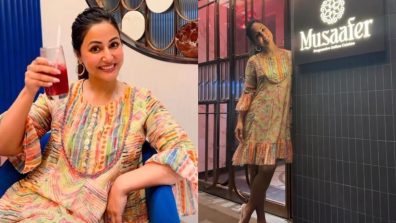 Hina Khan Goes On A Food Date; Enjoys Cupcake, Shakes, And More