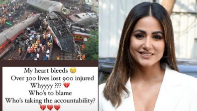 Hina Khan Questions Who’s To Blame For Odisha Train Accident