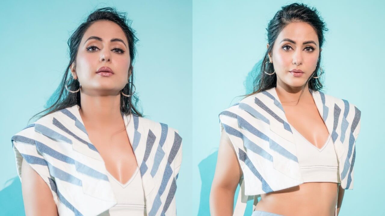 Hina Khan's love for stripes and prints is sensational 822414