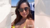 Ileana D’Cruz flaunts her growing baby bump in yellow bikini, see pic