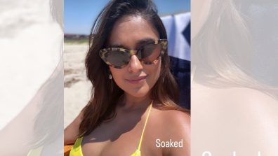 Ileana D’Cruz flaunts her growing baby bump in yellow bikini, see pic